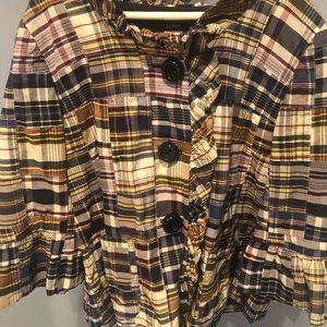 Jcrew Madras jacket